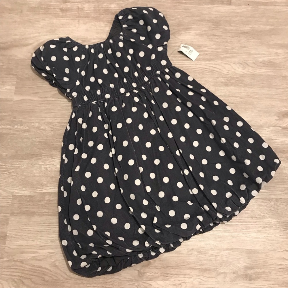 Polka Dot Corduroy Dress